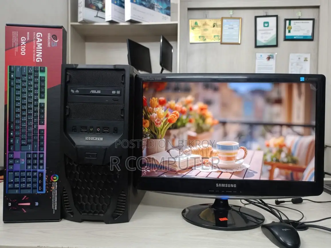 Full Computer Set - Core i3 (4th Gen) SSD 120GB + RAM 4GB + 20" Monitor + Mouse