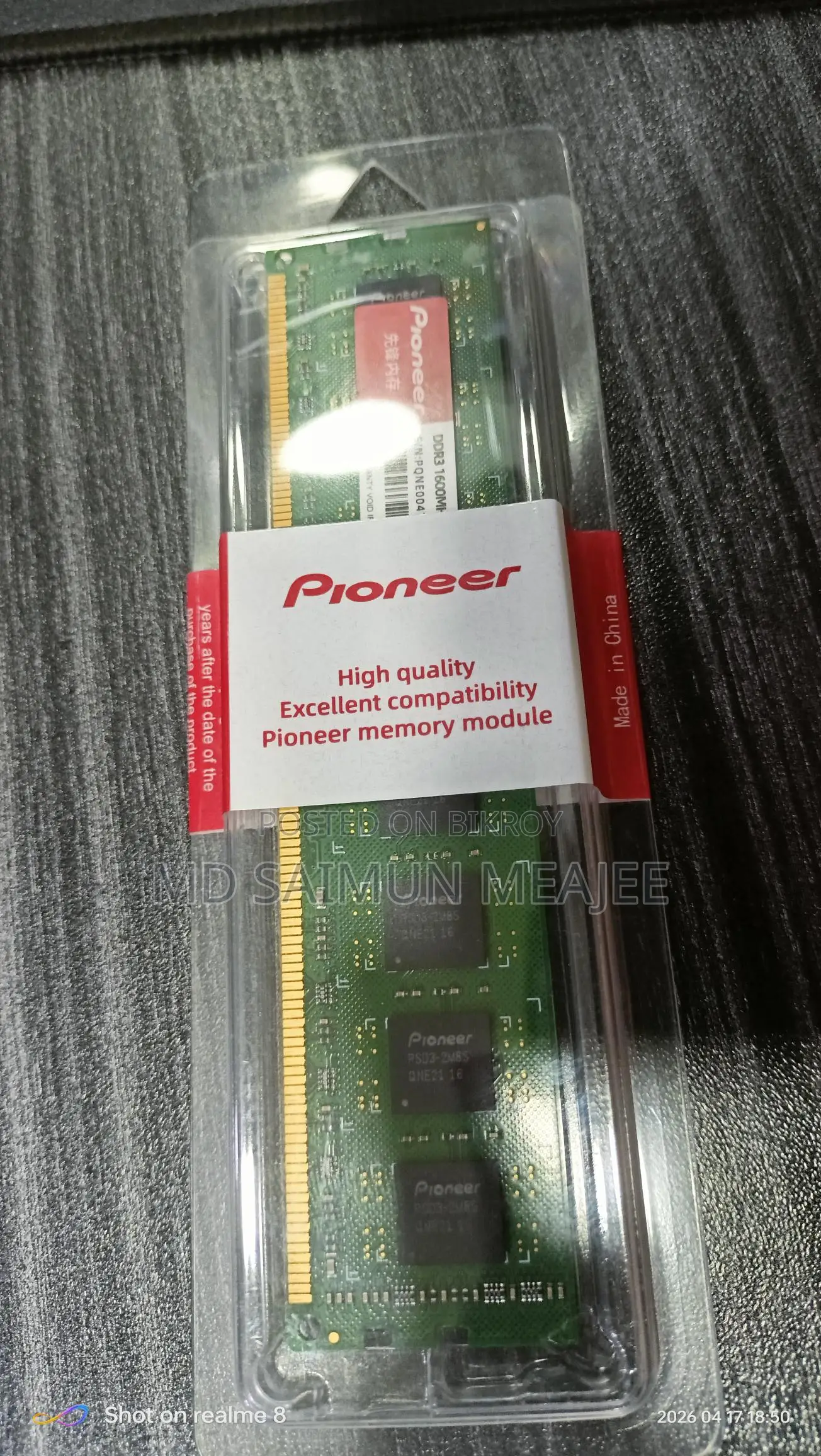 DDR3 8GB DESKTOP PC RAM