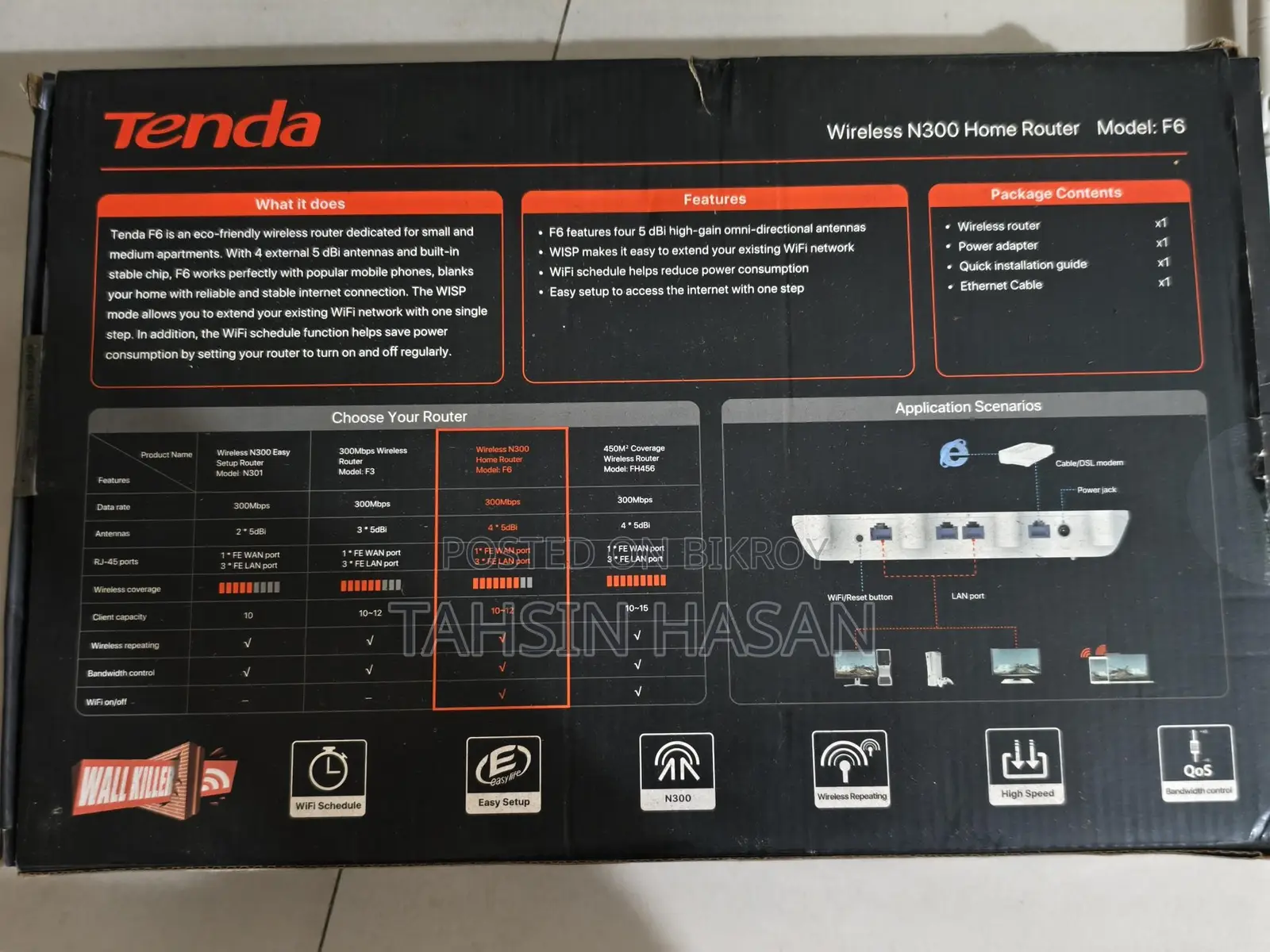Tanda router with DBC (ONU)