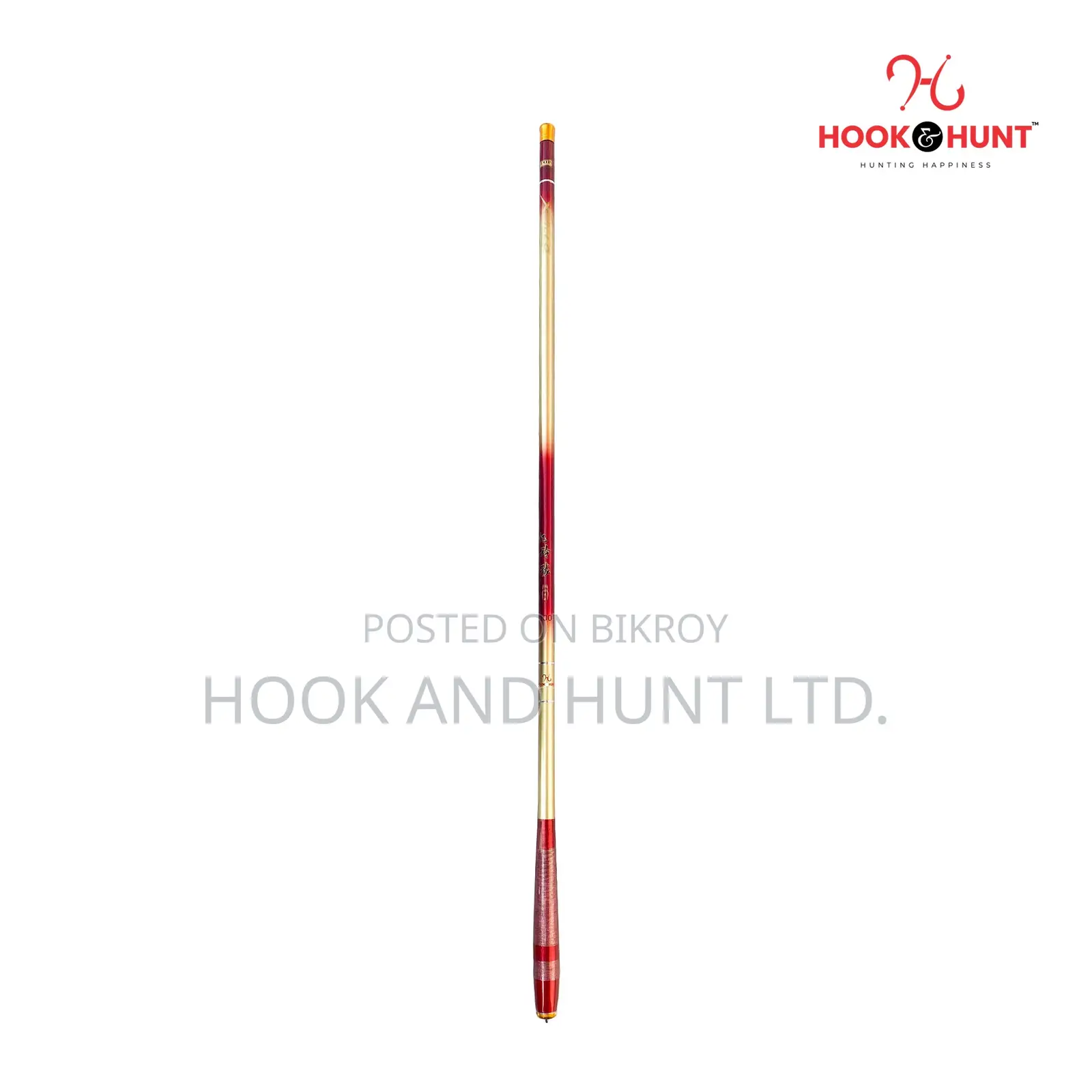 Red Carbon Stream Fishing Rod 300–540cm Ultra Light 37 Action