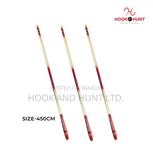 Red Carbon Stream Fishing Rod 300–540cm Ultra Light 37 Action