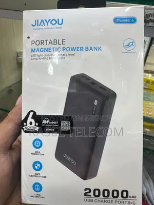 JIAYOU Thunder 6 - 20000mAh Magnetic Power Bank (Brand New)