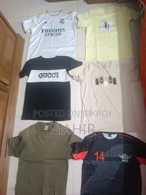 Six T-shirts
