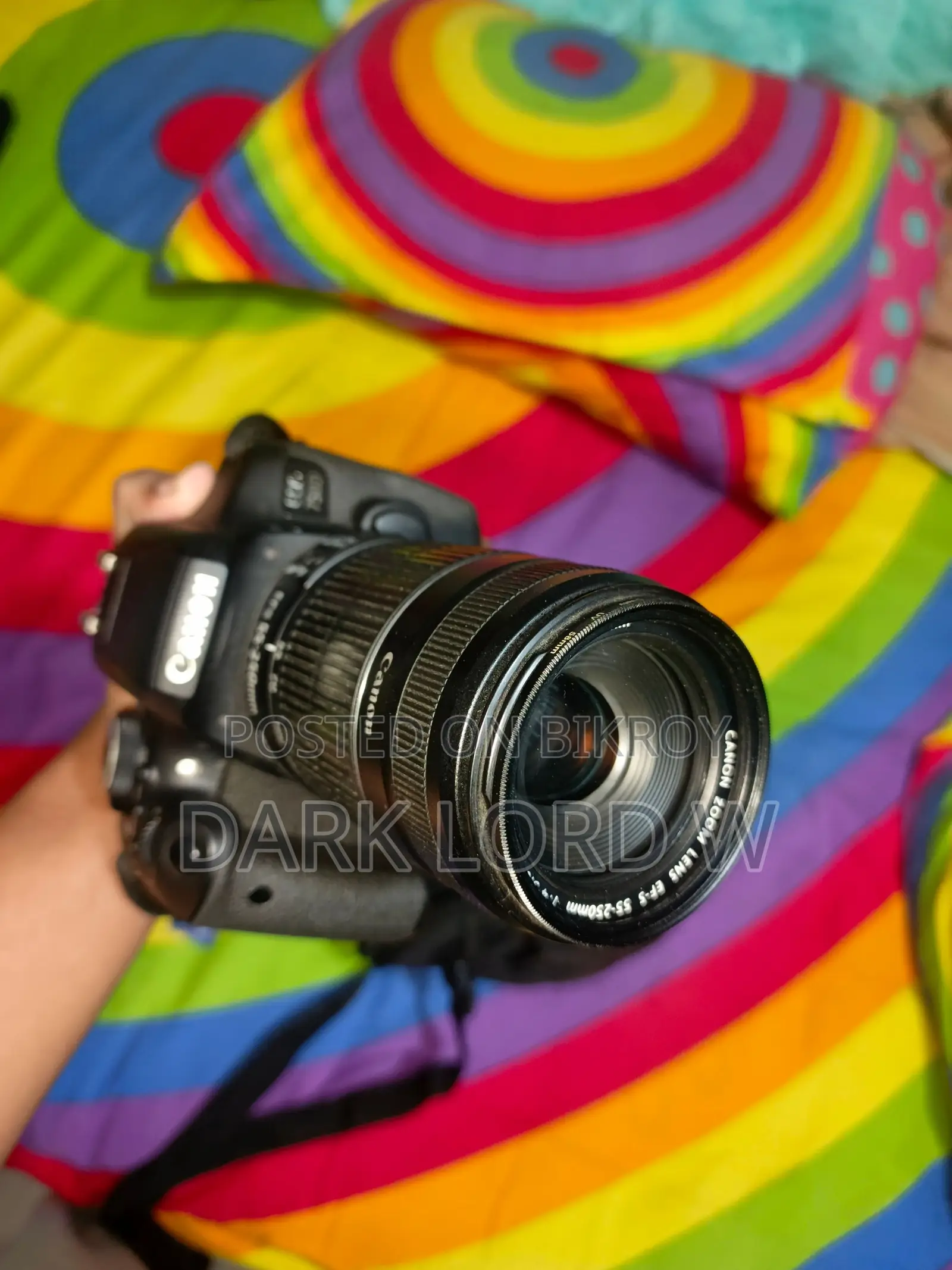 Canon EOS 750D with 55mm-250mm STM Zoom Lens