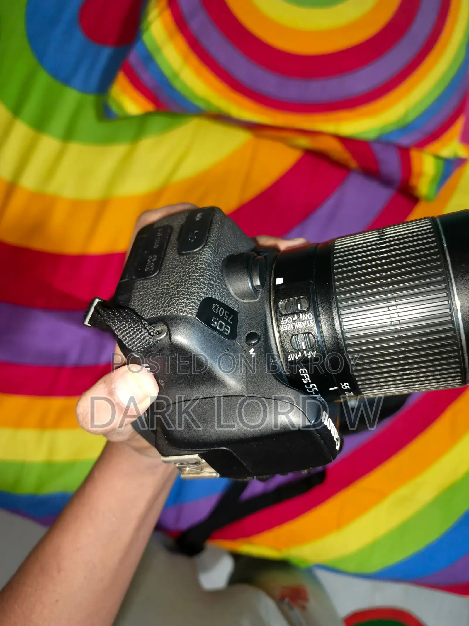 Canon EOS 750D with 55mm-250mm STM Zoom Lens