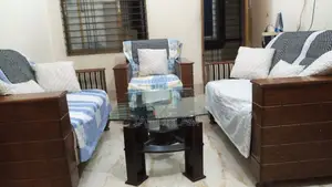 Double Sofa Set and Tea Table for Sale.