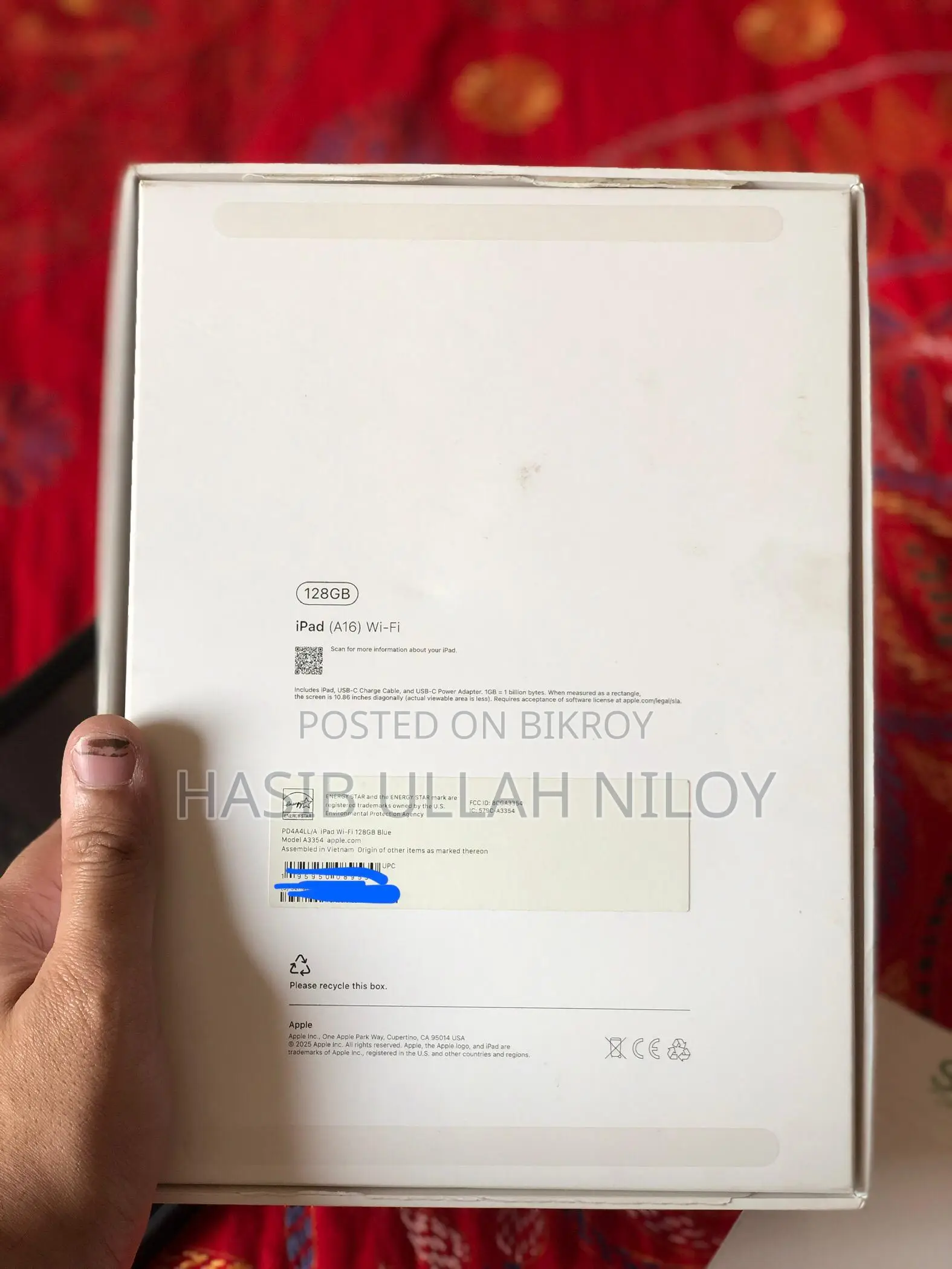 Apple iPad (2025) 128 GB Blue