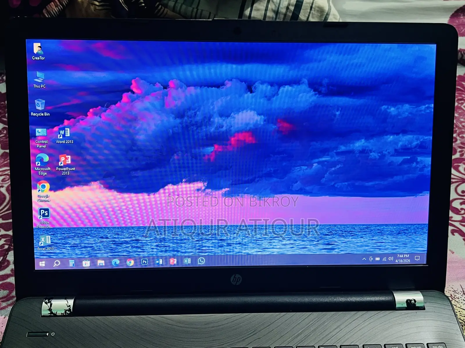 ল্যাপটপ HP 15 ৮GB Intel Core I3 HDD ৫১২GB