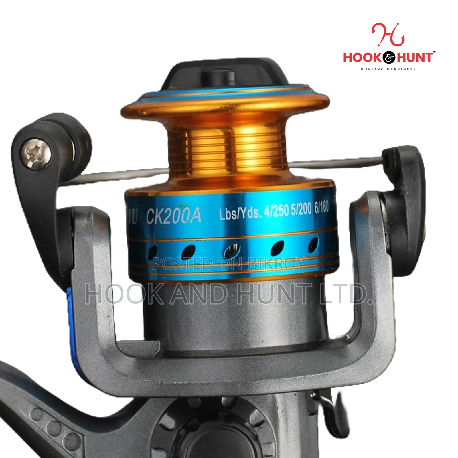 CK200 Mini Spinning Reel 170g 3BB 5.2:1 Gear