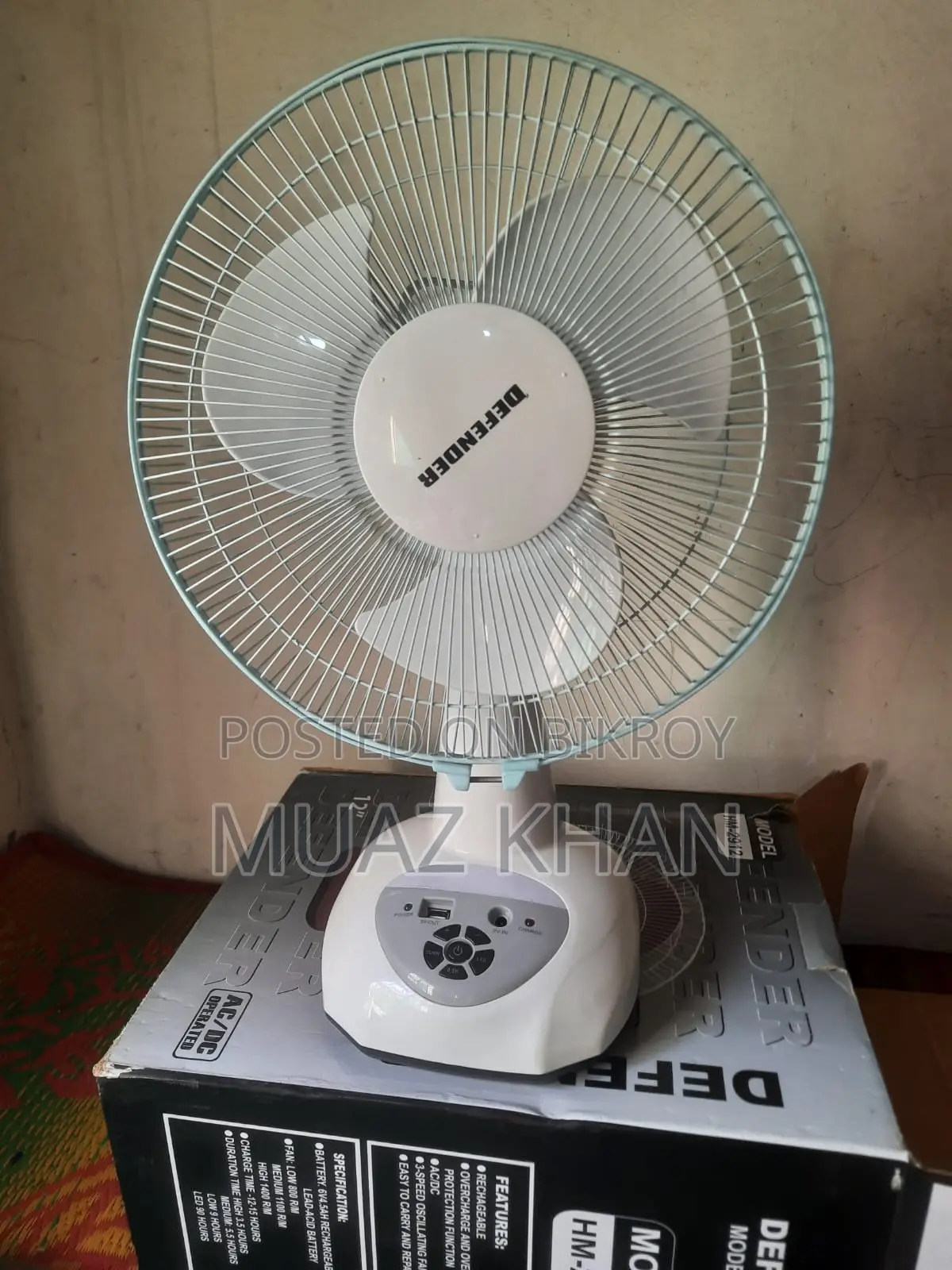 Defender Fan Brand New Original (Intact)