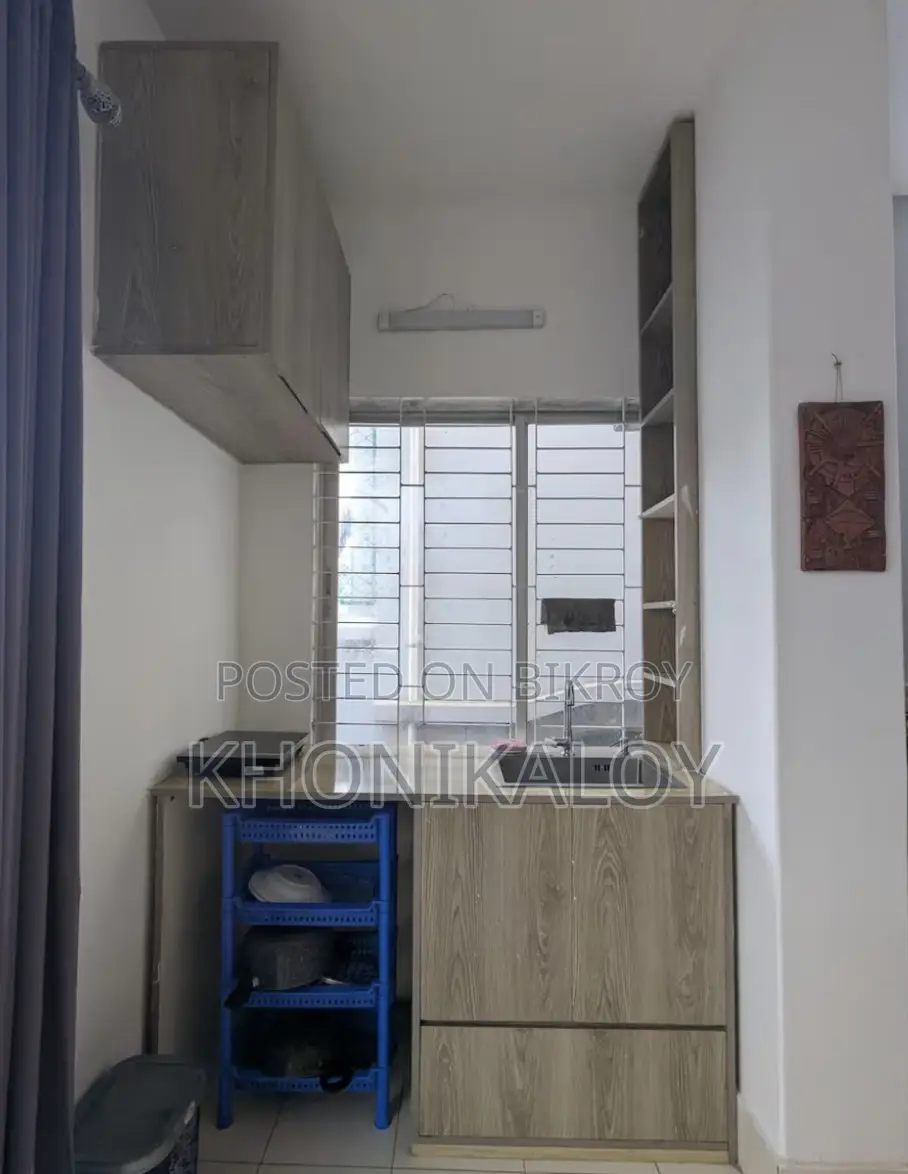 1 AC Bed Full-Furnished Studio Apartment for Rent in Banasree, Rampura