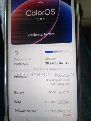 OPPO A5x (Used)