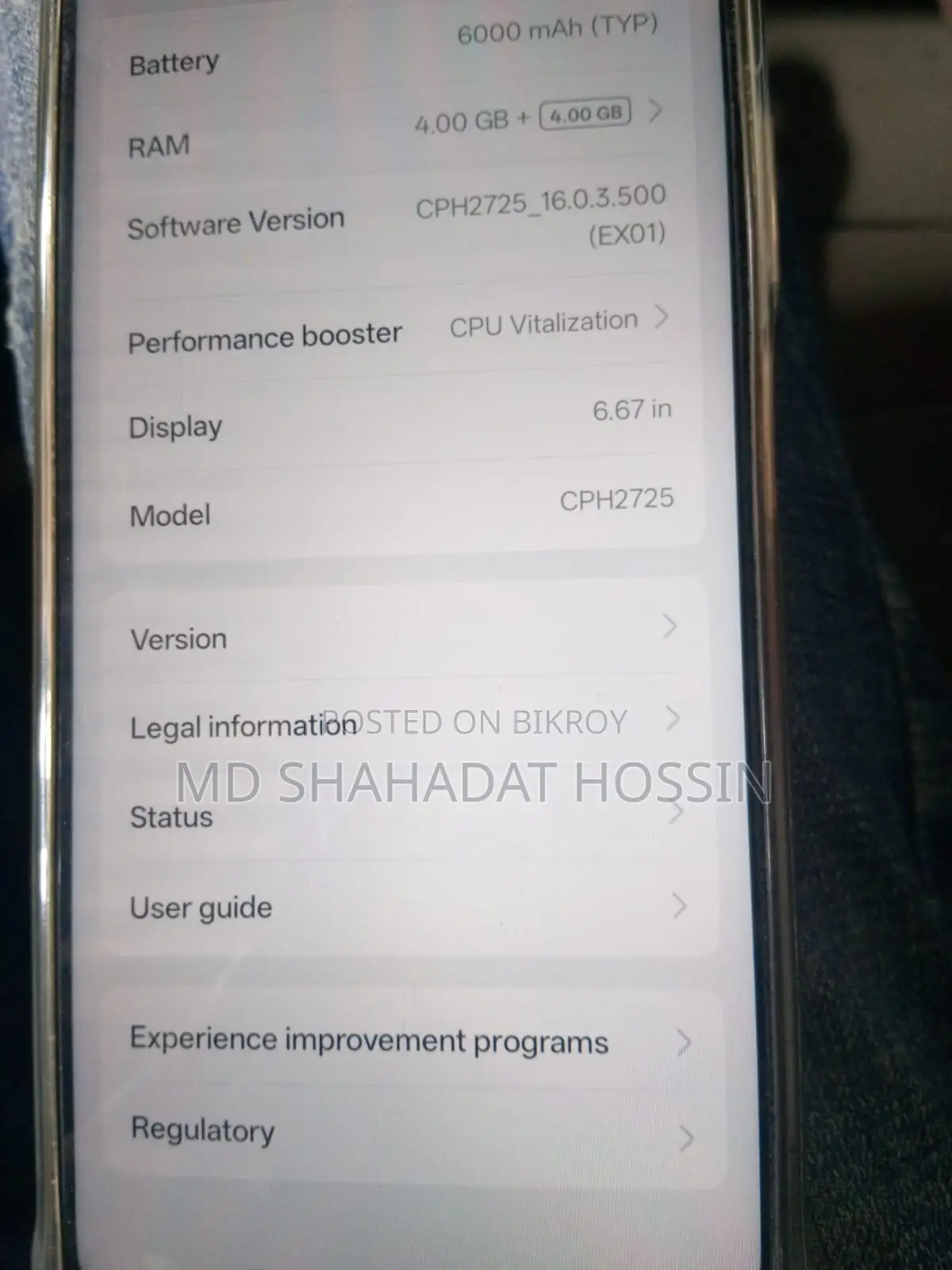 OPPO A5x (Used)