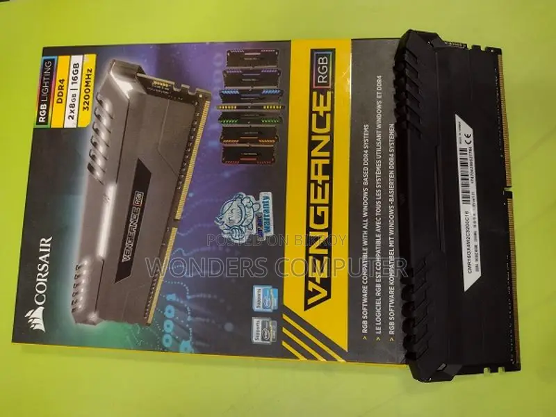 ৮জিবি ডিডিআর৪ Corsair Vengeance RGB Pro ৩২০০ মেগাহার্টজ র‍্যাম ১ বছরের ওয়ারেন্টিসহ