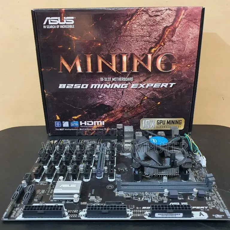 ASUS B250 MINING EXPERT HDMI Cryptocurrency 6th & 7th Gen Motherboard