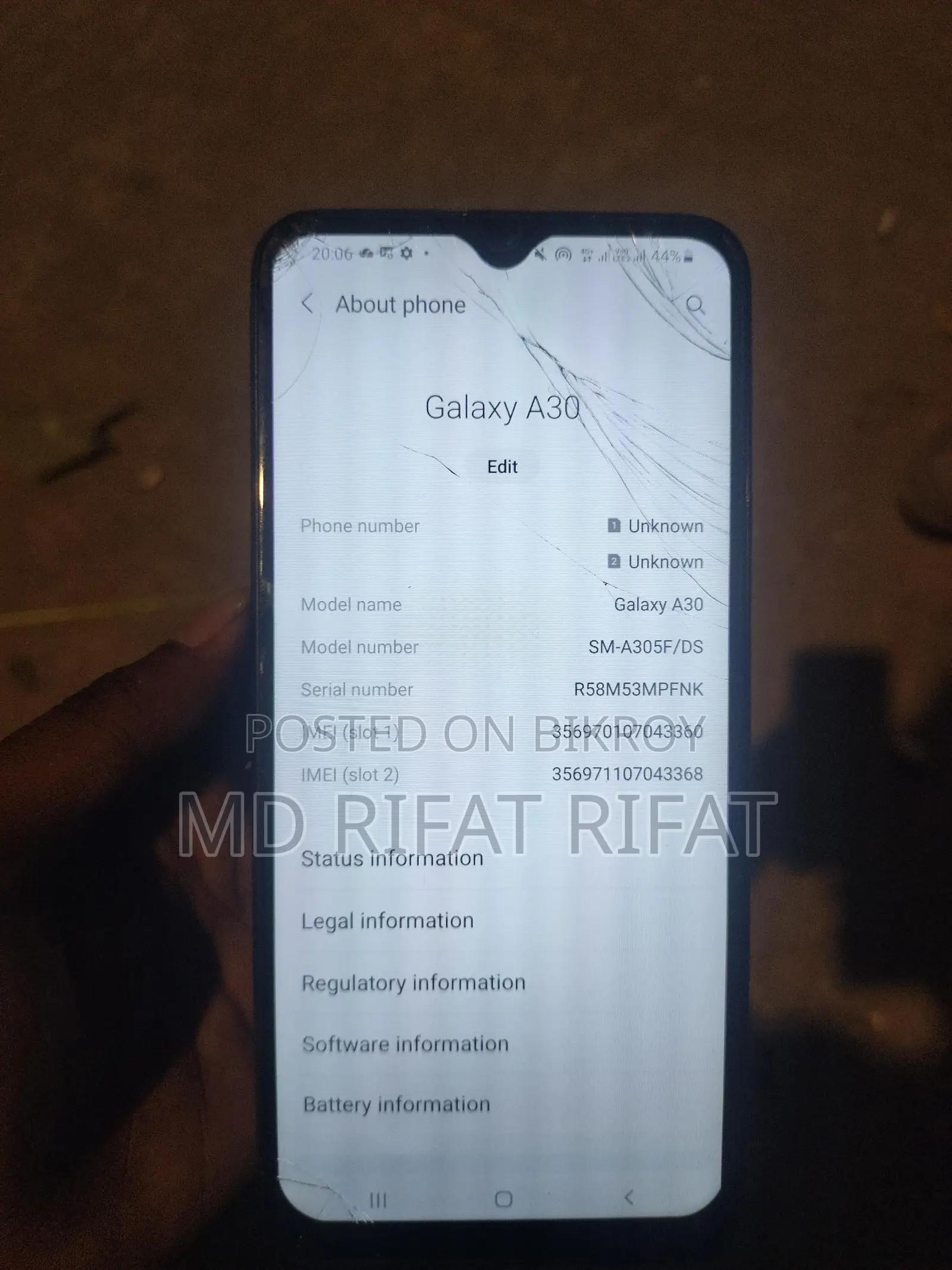 Samsung Galaxy A30 (Used)