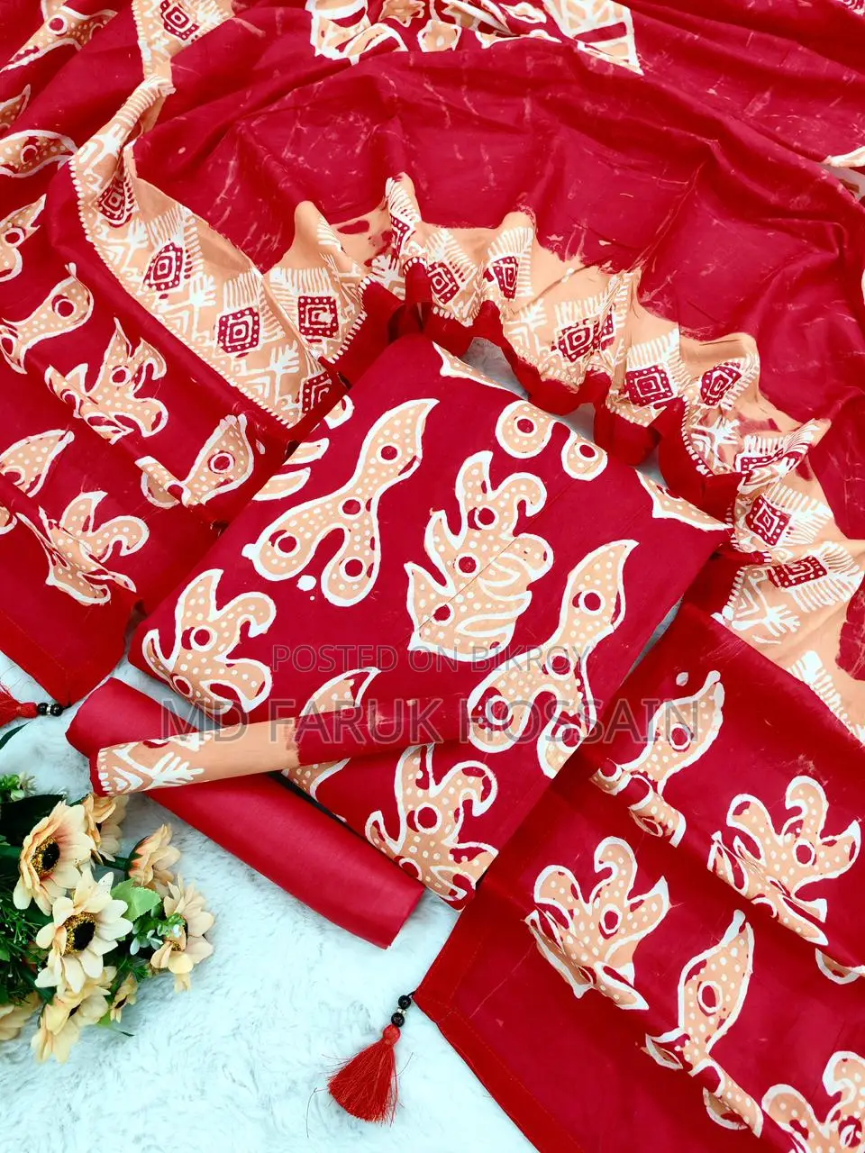 একতা বাটিক থ্রি পিস