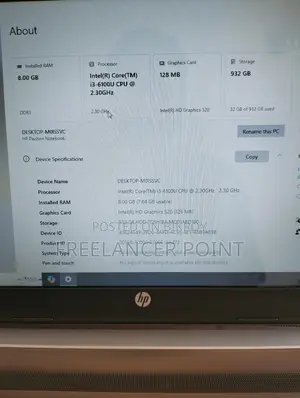 HP Pavilion i3 8 GB RAM For Sell