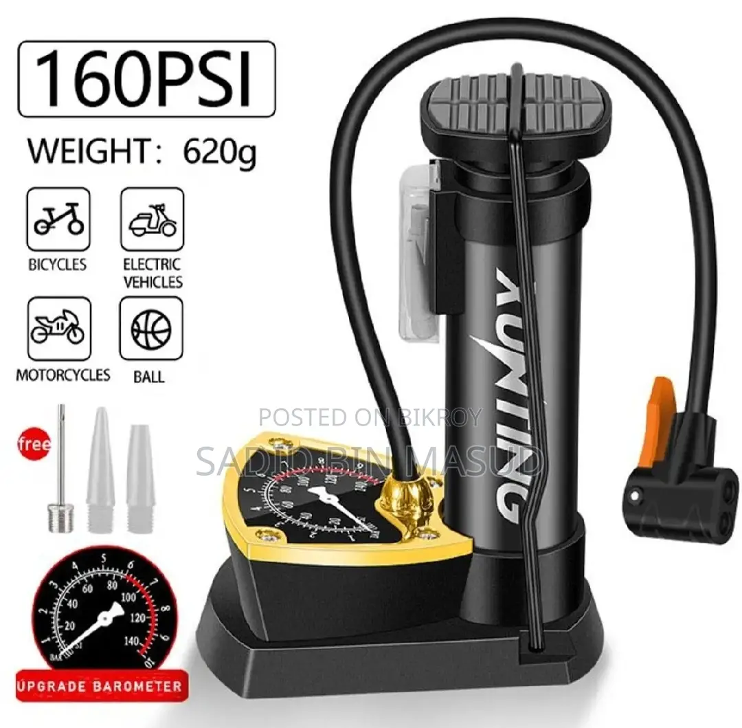 Bicycle foot pump