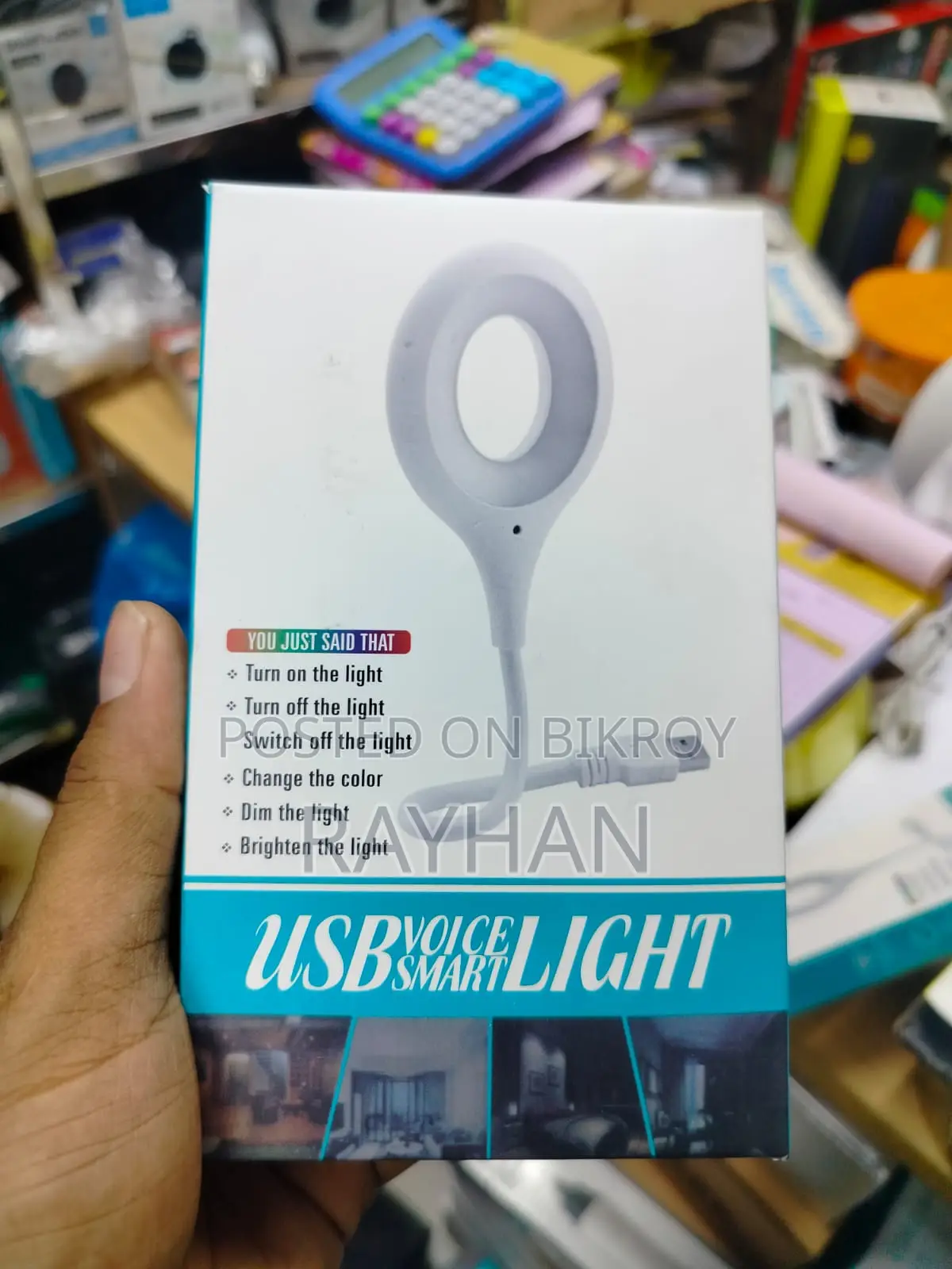 USB Smart Voice Control Led Desk Lamp