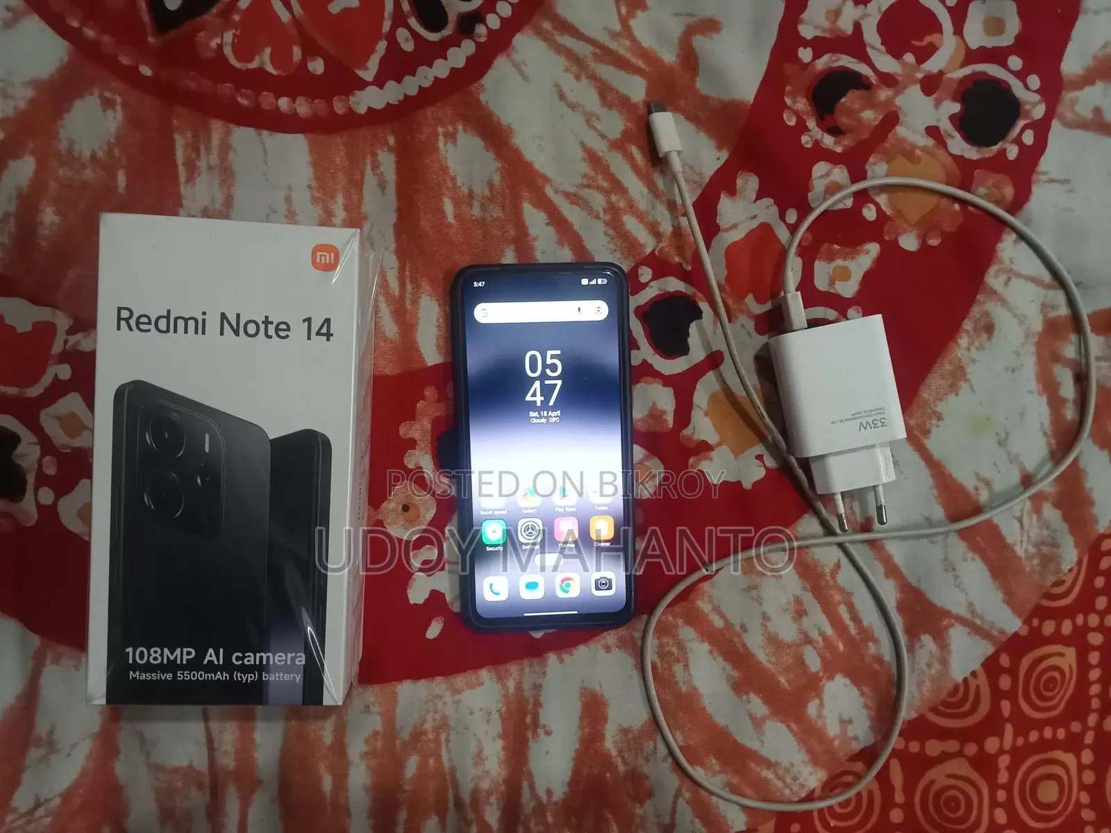 Xiaomi Redmi Note 14 4G 256 GB Black