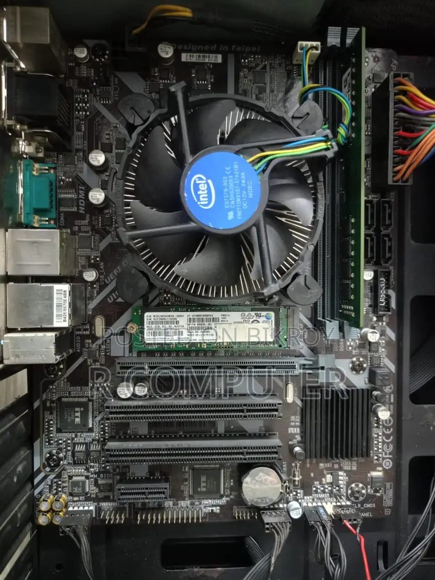 Desktop PC Intel Core i3 (8th Gen)-M.2 SSD 256GB+Ram 4GB-Gigabyte-H*310