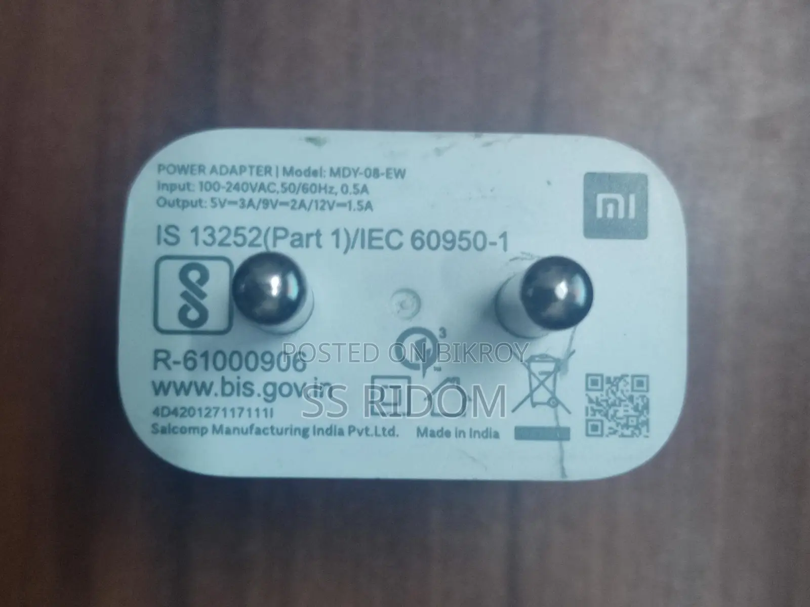 Original Redmi Note 10 Lite Phone 18w Charger with Type C Cable