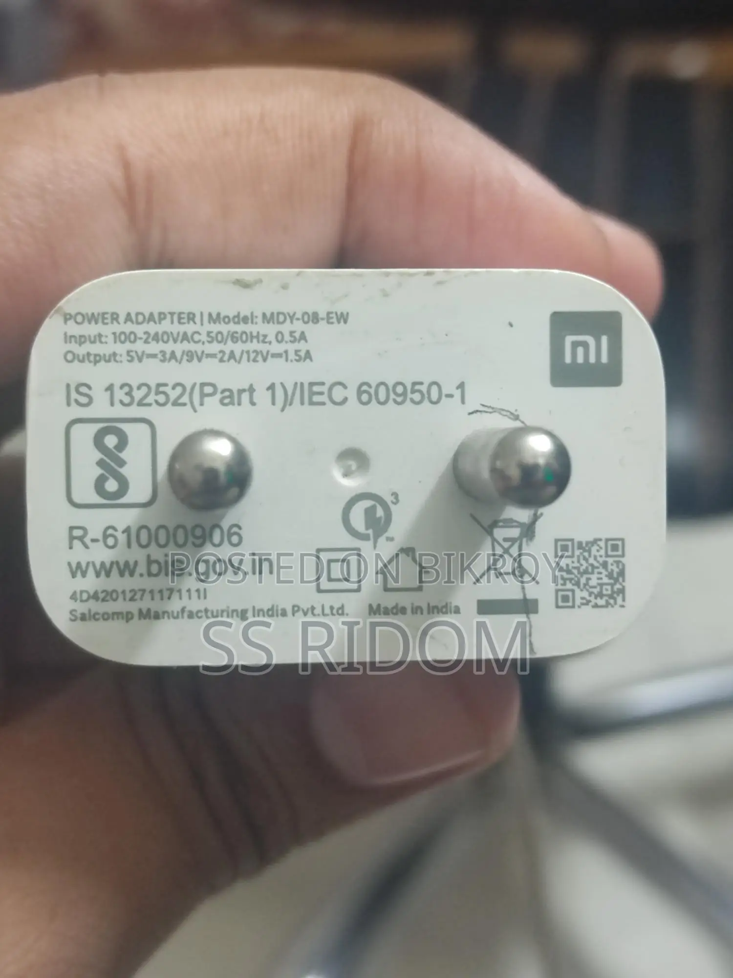 Original Redmi Note 10 Lite Phone 18w Charger with Type C Cable
