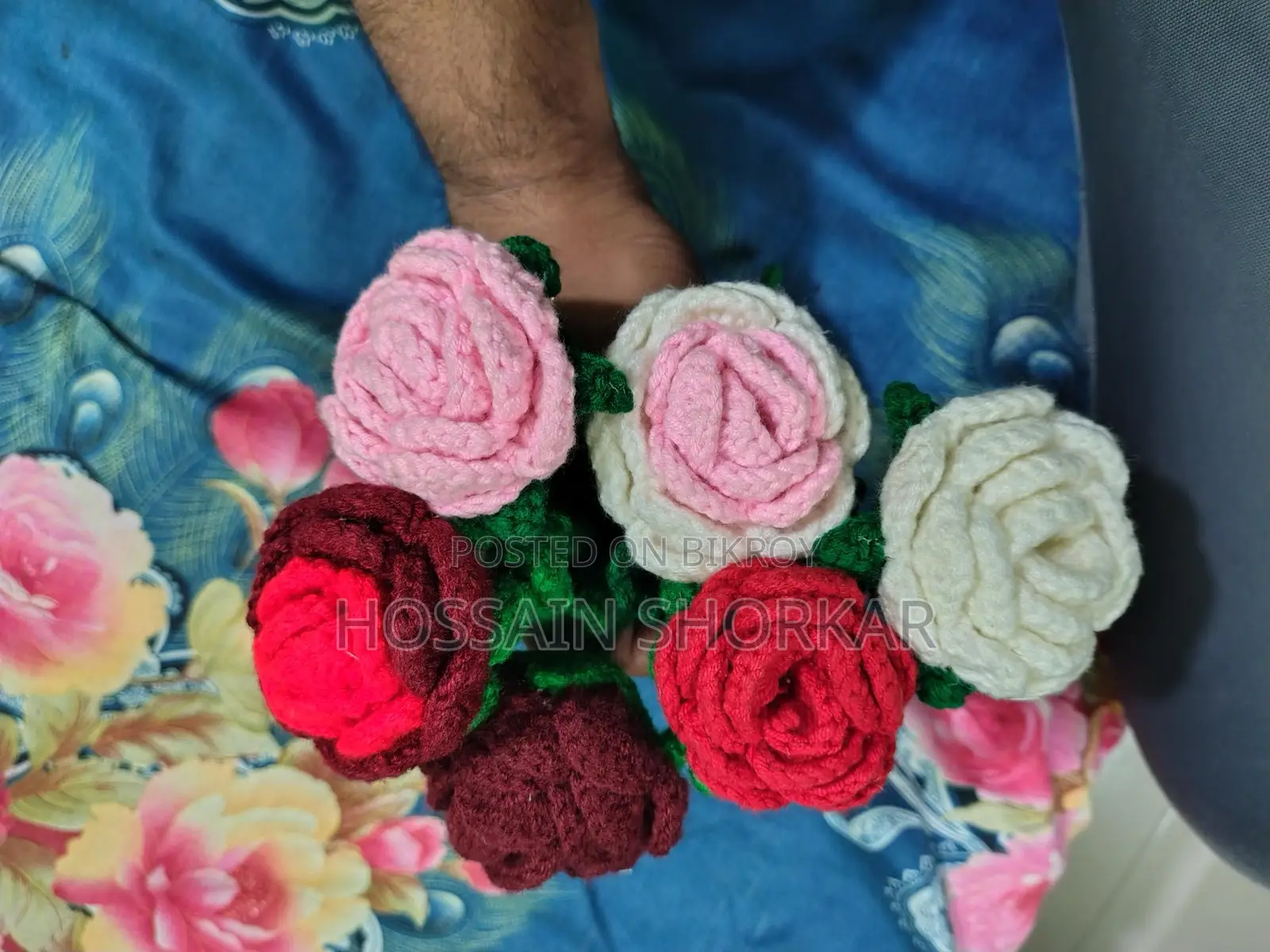Homemade Crochet Rose