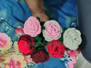 Homemade Crochet Rose