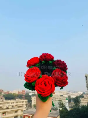 Homemade Crochet Rose