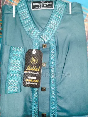 প্রিমিয়াম কটন এমব্রয়ডারি সেমি-লং পাঞ্জাবী