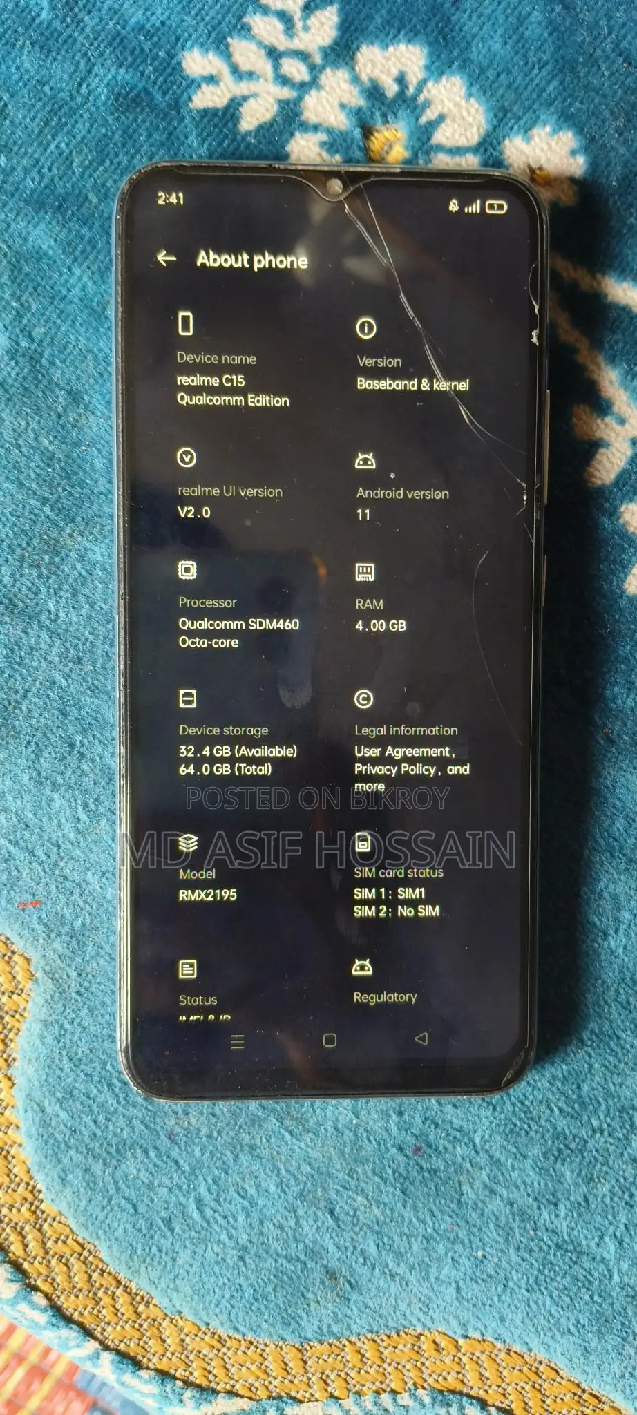 Realme C15 (Used)