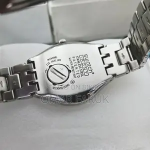 Swatch Swiss Watch – Luminous, Stainless Steel Strap