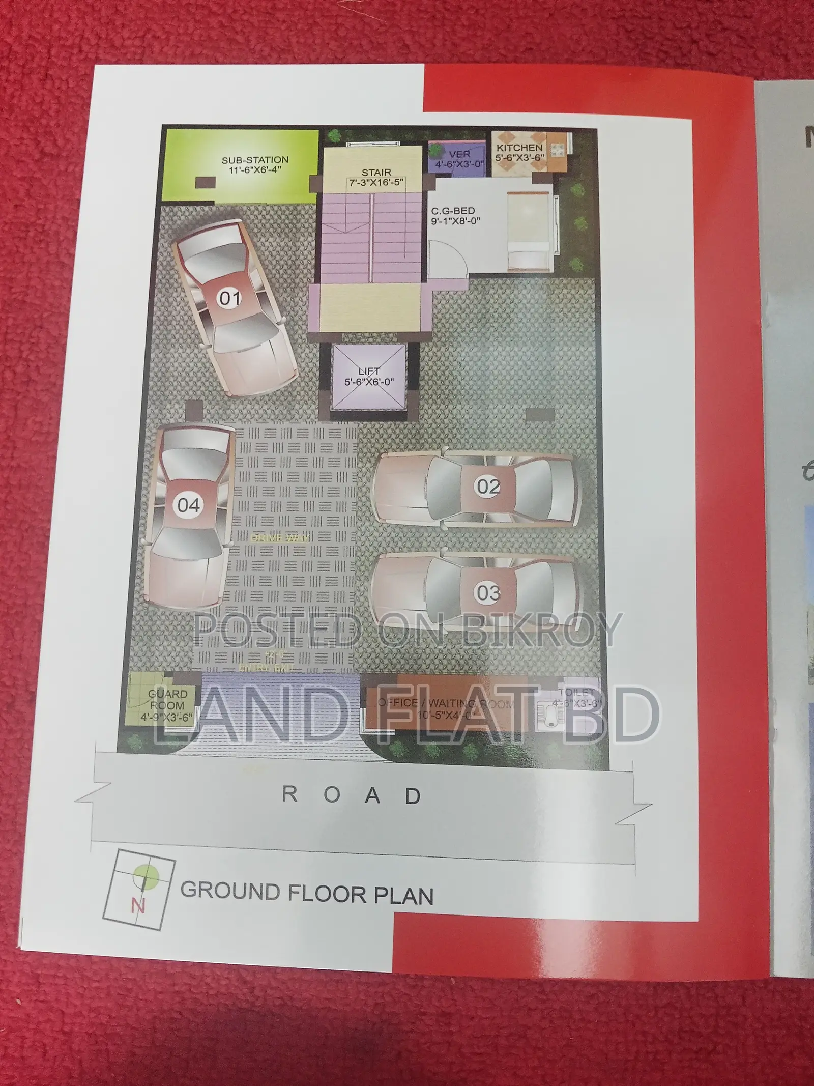 800 SFT READY FLAT FOR SALE @ NABINAGOR HOUSING