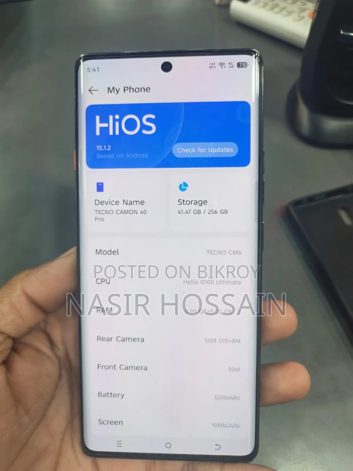 Tecno Camon 40 Pro (Used)