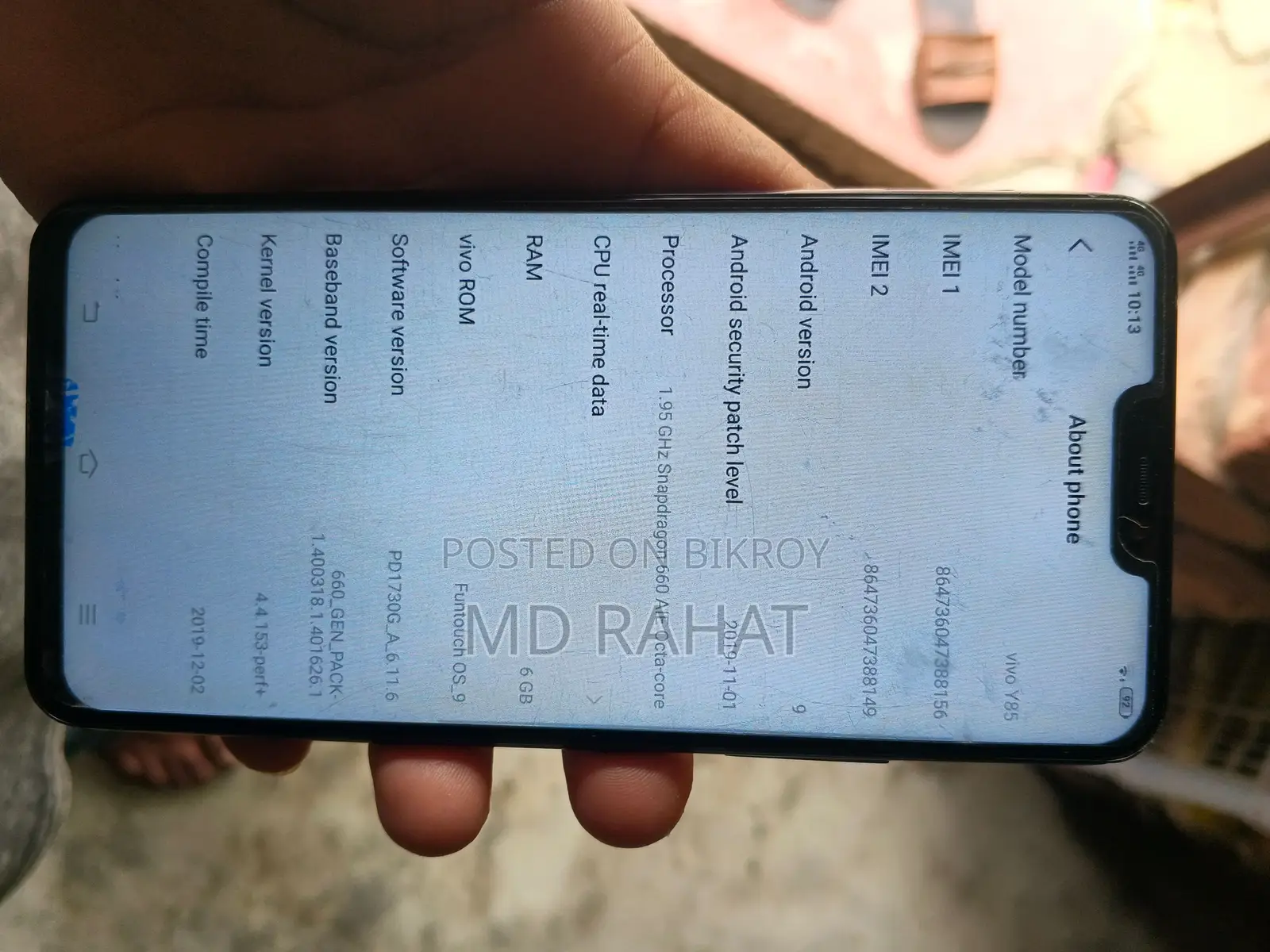 Vivo V9 . (Used)