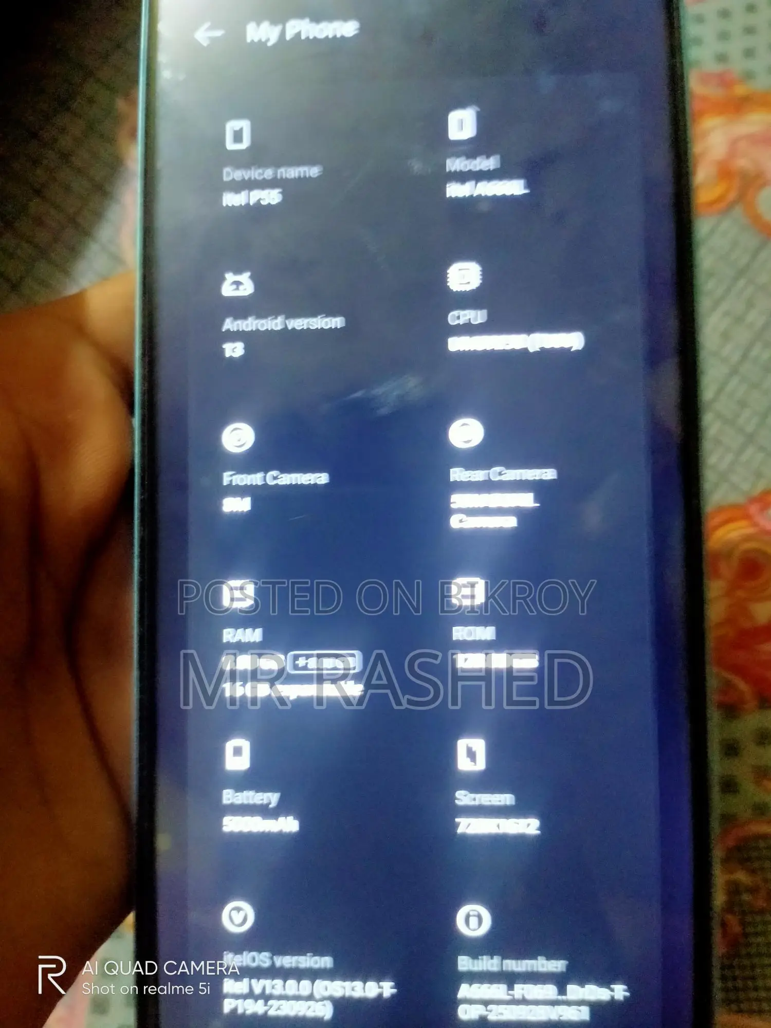 Itel P70 Used