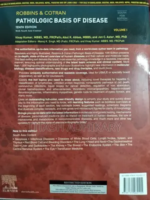 Robbins & Cotran Pathological Basis Of Disease, 10th Edition