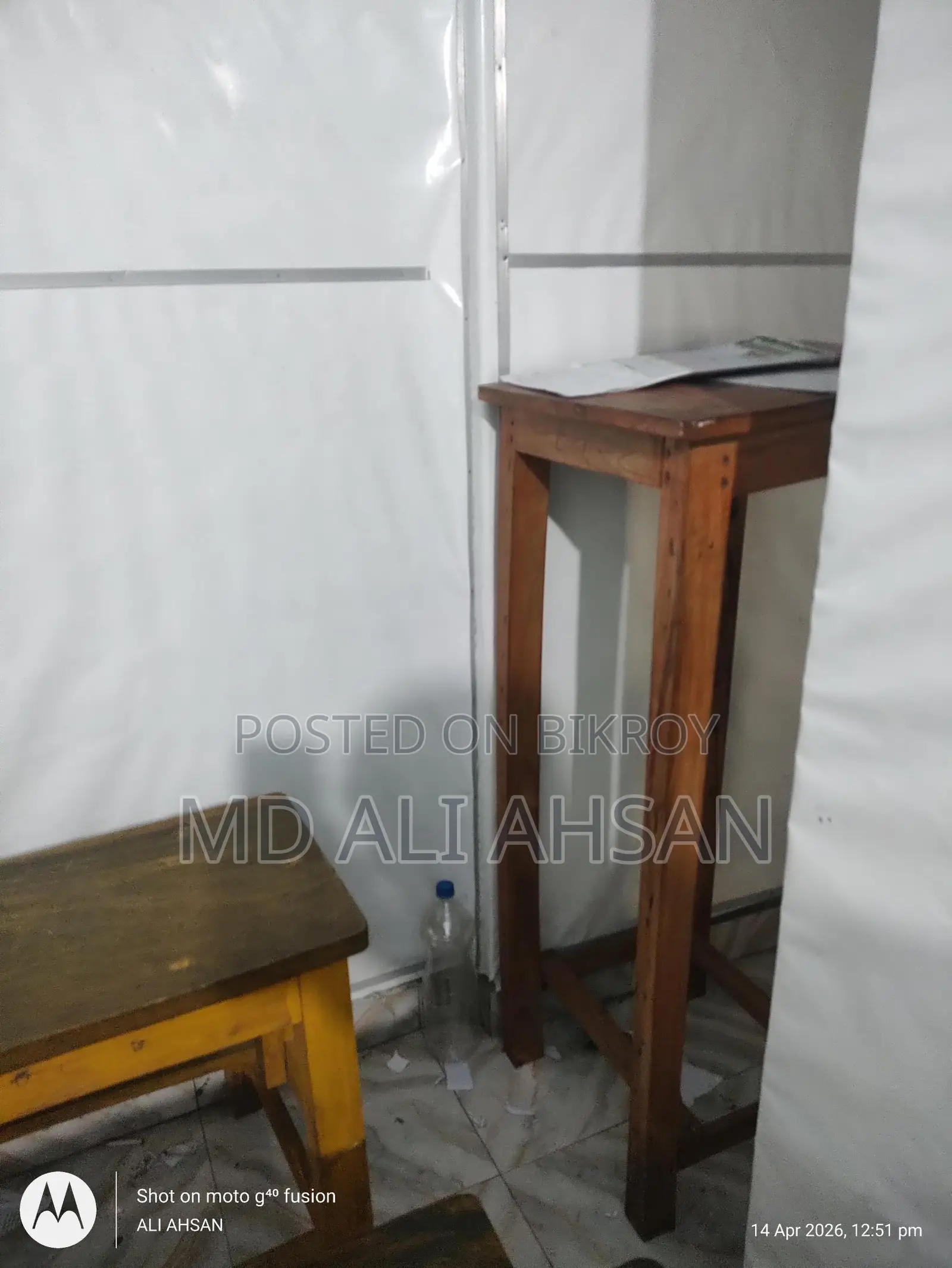 High table for teachers in classrooms