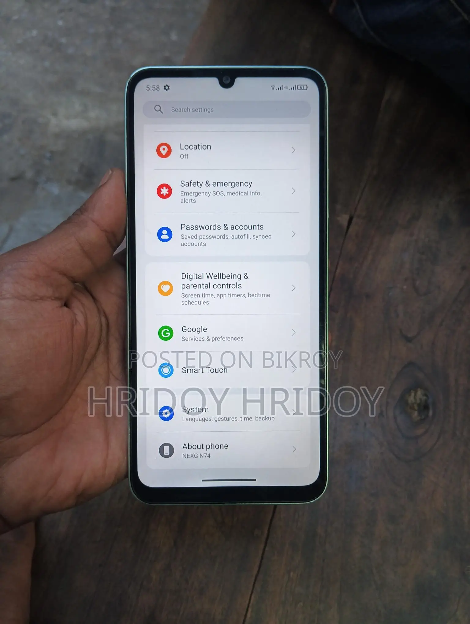 Walton NEXG N74 8/128GB RAM (ব্যবহৃত)