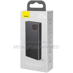 Baseus Adaman 22.5W 20000mAh Metal Digital Display Power Bank