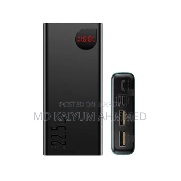 Baseus Adaman 22.5W 20000mAh Metal Digital Display Power Bank