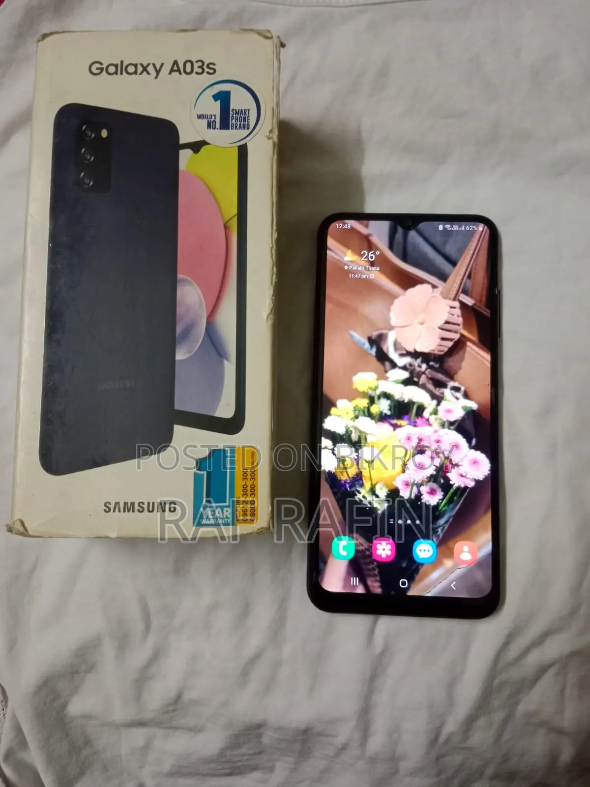 Samsung Galaxy A03S Colour: Blue (Used)