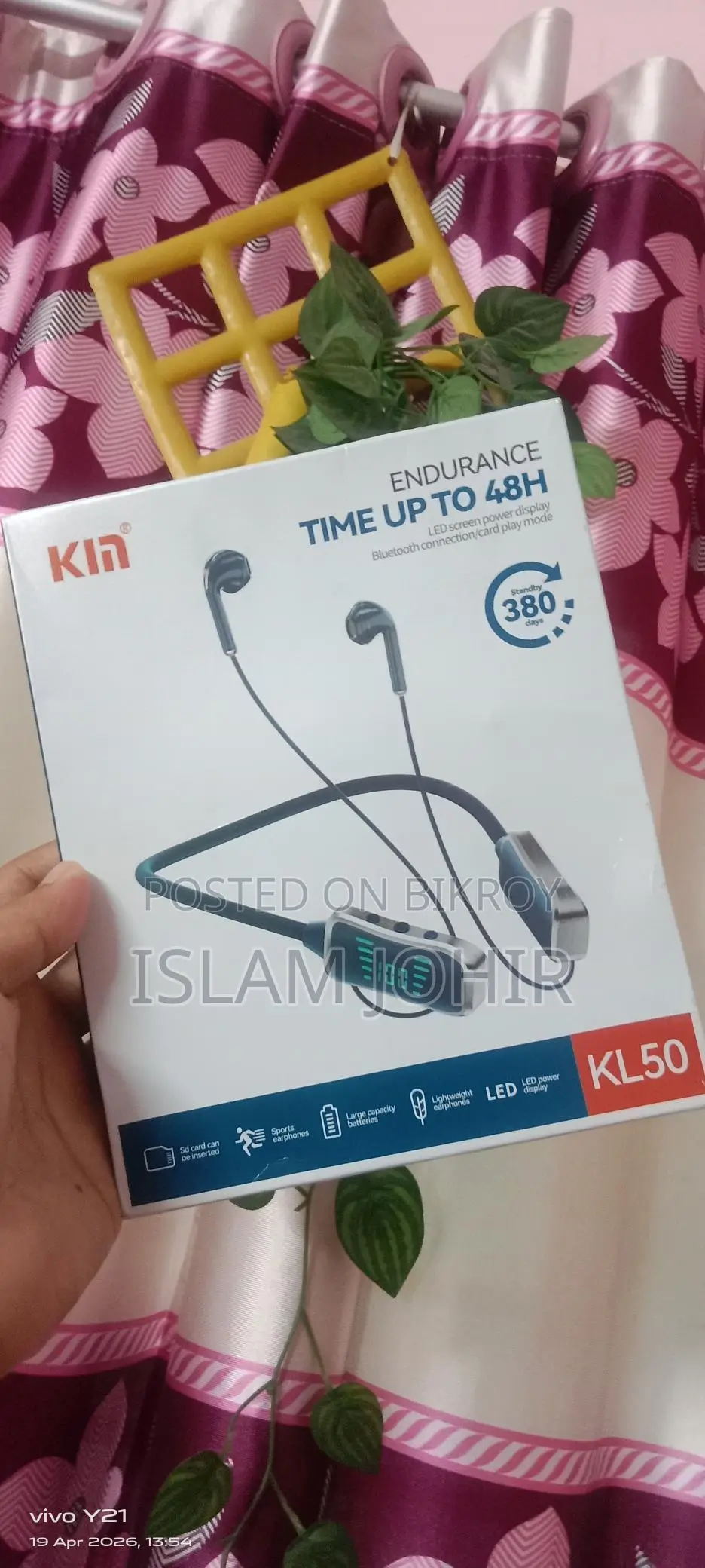 KIN KL50 Bluetooth Neckband