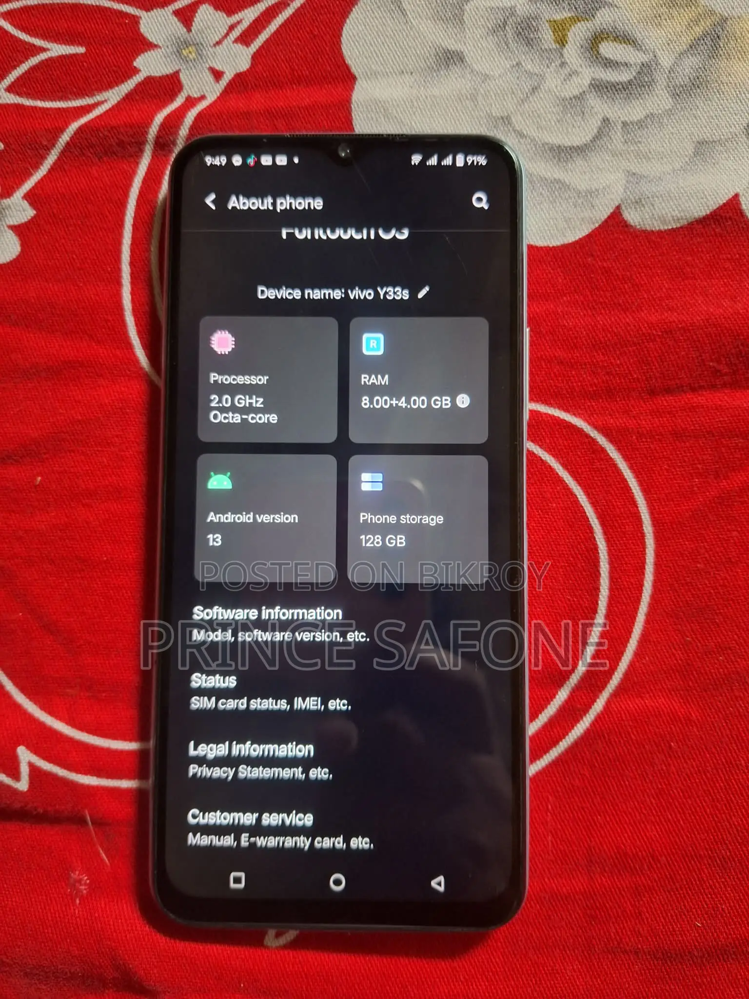 Vivo Y33s (Used)