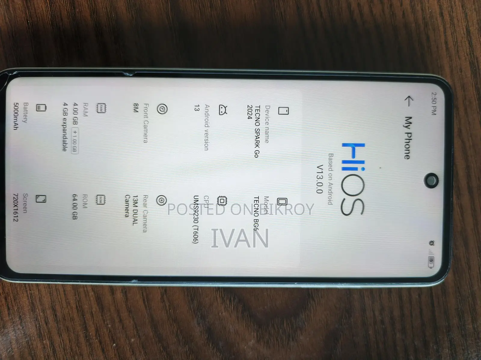 Tecno Spark Go (Used)