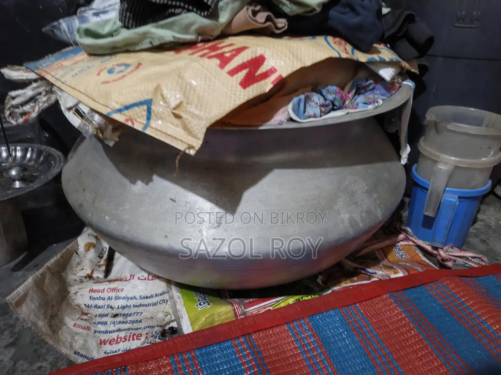 Large Silver Pot for Sale