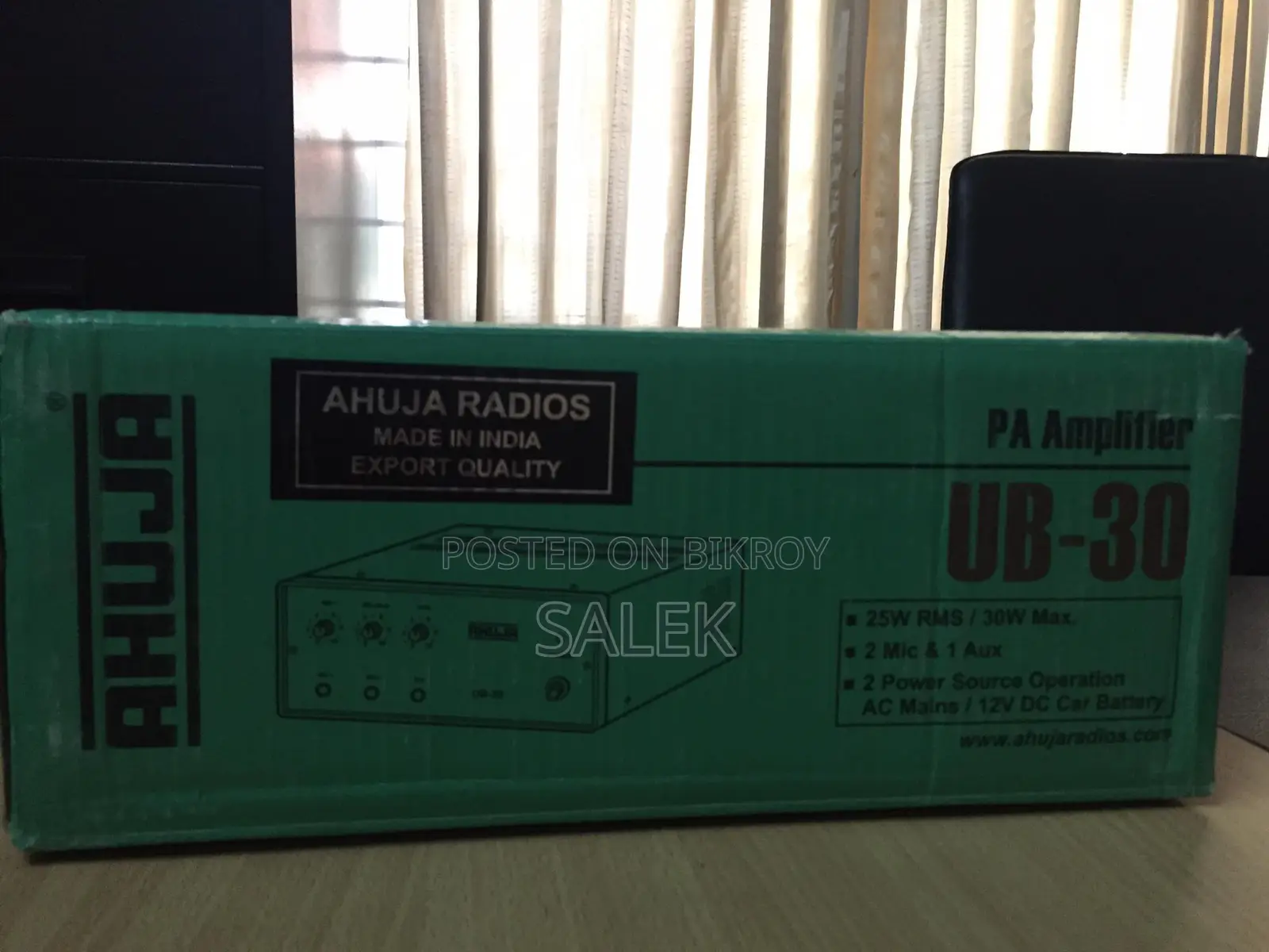 Pa Amplified Ahuja Ub30