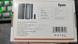 M.2 Nvme enclosure with Digital display